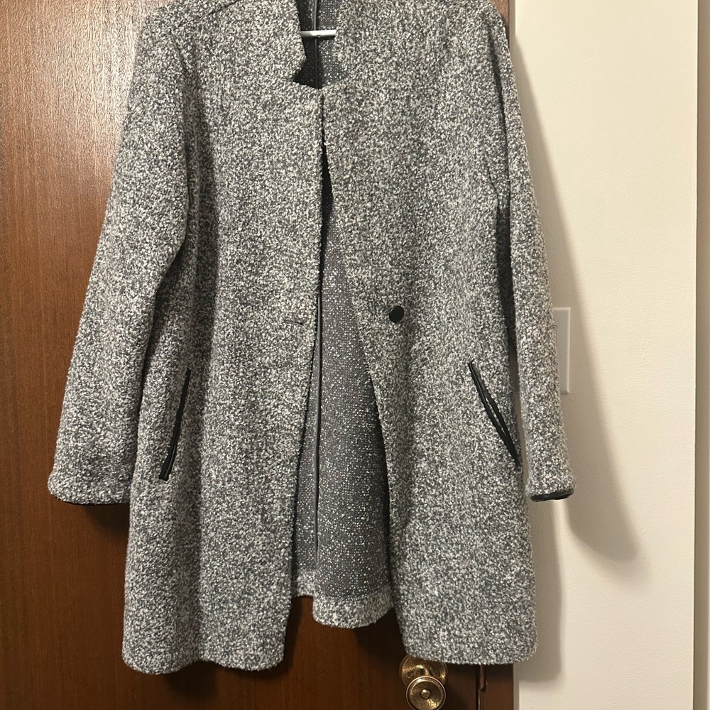 Cleo Women's Black and White Teddy Jacket